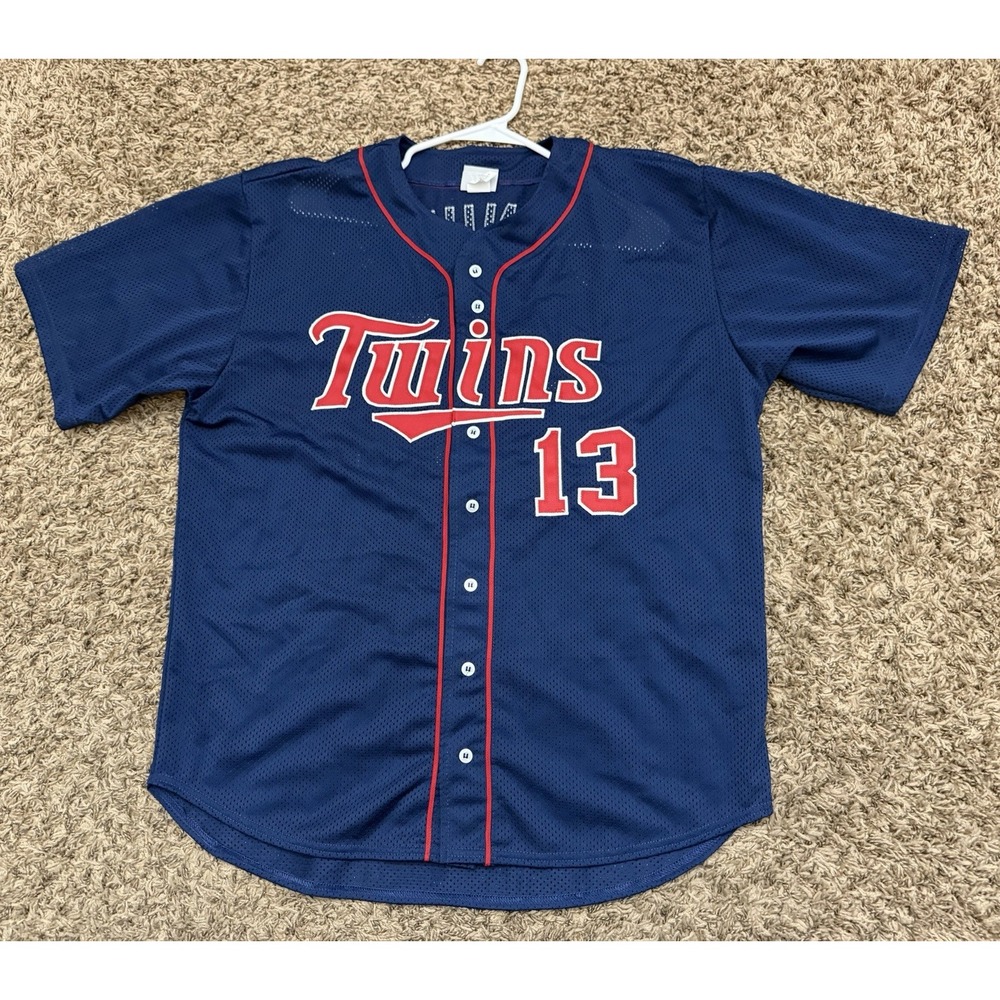 A4 Minnesota Twins MLB Baseball Stitched Emonuele #13 Jersey Men's Size Large